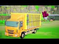 Farm Diorama - Farm Animals, Wild Animals | Animal Truck | 3D Cartoons Sheep, Horse, Bull Animals