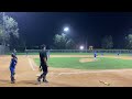 Ben drives a shot opposite field in AAA NL championship game