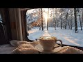 Relaxing Music || Tranquil Winter Haven: Embracing Warmth in a Coffee Sanctuary