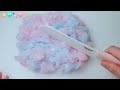 🌟Crunchy Twinkling Sand Sponge Slime ASMR 바스락 반짝반짝 모래 스펀지 슬라임 ASMR🌟✨️ #slimeasmr #satisfying #슬라임