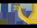 King Ghidorah vs MechaGodzilla  |  EPIC BATTLE  |  Monsterverse Animation