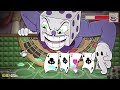 Cuphead - King Dice & All Casino Bosses with Health Bars (No Damage)