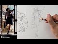 How to Draw Body / Drawing Class for Beginners / Figure drawing