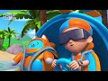 Blippi forgets his sunscreen!! | Blippi Wonders | Science and Nature Cartoons For Kids| Moonbug Kids