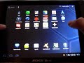 Tablette Archos 80 G9 : Interface / Honeycomb