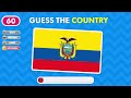 Guess the Country by the Flag I Guess the Flag 🤔🌎 Geography Trivia Quiz