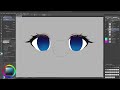 How To Draw Anime Eyes [For Beginners] Digital Art Tutorial