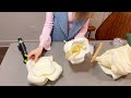 DIY Giant Paper Flower from 1 Roll Detailed Step-by-step Tutorial