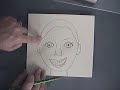 Teaching Kindergarten how to draw a self portrait