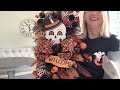 DOLLAR TREE HALLOWEEN WREATH | HALLOWEEN SWAG | HALLOWEEN TREE DIY | VINTAGE HALLOWEEN DECORATION