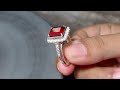 how to make a sterling silver engagement ring