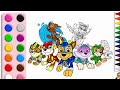 Paw Patrol Adventure Time with The Coloring Crews: Fun Coloring Pages for Kids