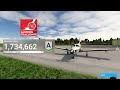 Cork Landing Challenge 1,734,662 points, first rank. Microsoft Flight Simulator