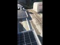 Installing solar panels adding no holes in the roof! Part 6