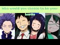 WOULD YOU RATHER // bnha | mha edition //