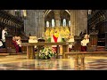 New Brighton St. James’ Choir and guests sing Choral Evensong at Hereford Cathedral. 27th May 2024.