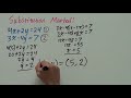 Substitution Method | Simultaneous Equations