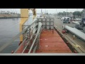 TimeLapse Ship Loading Windmill equipment.