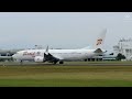 Batik Air Malaysia Boeing B737 MAX 8 Albino livery takeoff.