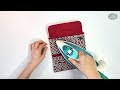 Easy to make!! Long wallet with zipper and 12 card slots