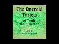 The Emerald Tablets Of Thoth The Atlantean By Doreal