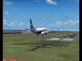 Pouso Wilco E-jets Embraer 195 azul em Curitiba Afonso Pena (SBCT) FS2004