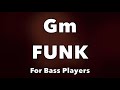 Funk Bass Backing Track (Gm)