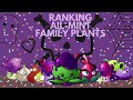 ranking all ail-mint family plants / pvz2 tier list - pvz2 rank (episode 6)