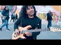 Canon Rock - Guitar street performance - Cover by Damian Salazar
