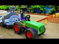 Diy tractor making mini Mud Tank Suction Machine | diy Bulldozer Planting Dirty Farm | HP Mini