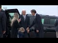 President Biden greets Hunter Biden after conviction