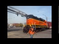 Urban Switching in Chicago: BNSF GP39-2R Works the Former CIRY along Cermak, 10.07.11