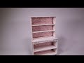 Making a 1:6 Scale (Blythe/Barbie/Monster High) Aged Dollhouse Hutch From A Kit