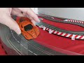 Ferrari LaFerrari Orange 1/43 on Carrera 1/24 track! #ferrari #slotcar #slotracing #carrera #toycar