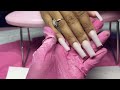 HOW TO DRAW FRENCH TIP | BEGINNER NAIL TUTORIAL | PINK NAILS