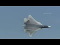 Su-57 aerobatics with new sound at Army 2020 forum