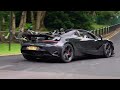 supercars arriving at supercar pageant at Oulton park