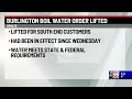 Boil water advisory lifted in Burlington's south end