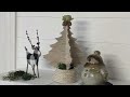 *INEXPENSIVE & NATURALLY RUSTIC* Christmas Tree Crafts for Home Decor~DIY Christmas Tree Ideas