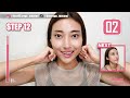 Slim Down Your Face by Massaging ◯◯ !! Japanese Face Exercises For Slim Jawline, Double Chin Removal
