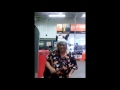Merry Christmas dance at Home Depot