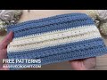 SUPER EASY & FAST Crochet Pattern for Beginners! ⚡️ 😍 ADORABLE Crochet Stitch for Blanket and Bag