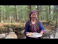 Pahadi Dish in an Outdoor Kitchen|Meethi and Namkeen Pahadi Rotis with Ghee and Chai| Made on Fire