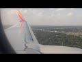Southwest Boeing 737-700 final approach and landing.