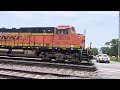 BNSF 5967 leads a empty coal train through Villisca Iowa (5/30/24)
