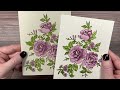 Layers of Beauty | Two Cards | Ink Blending with Stencils
