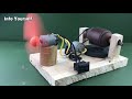 Amazing Self Running Machine , Free Energy Generator With DC Motor New Electric Science Project