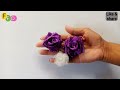 DIY: Ribbon Flowers / How to make ribbon flowers / Easy making with needle / Amazing Ribbon Tricks