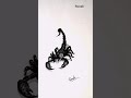 How to draw a scorpion 🦂 step by step for beginners । Cómo dibujar un escorpión 2024