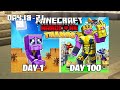I Survived 100 DAYS as LOKI in HARDCORE Minecraft!